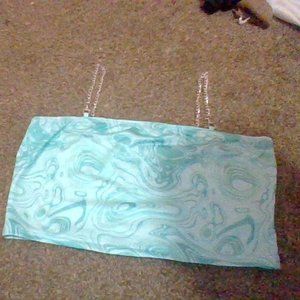 SHEIN marble crop top